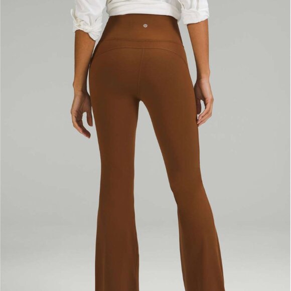 Lululemon Groove Super-High-Rise Flared Pant Nulu Ancient Copper - Picture 12 of 12